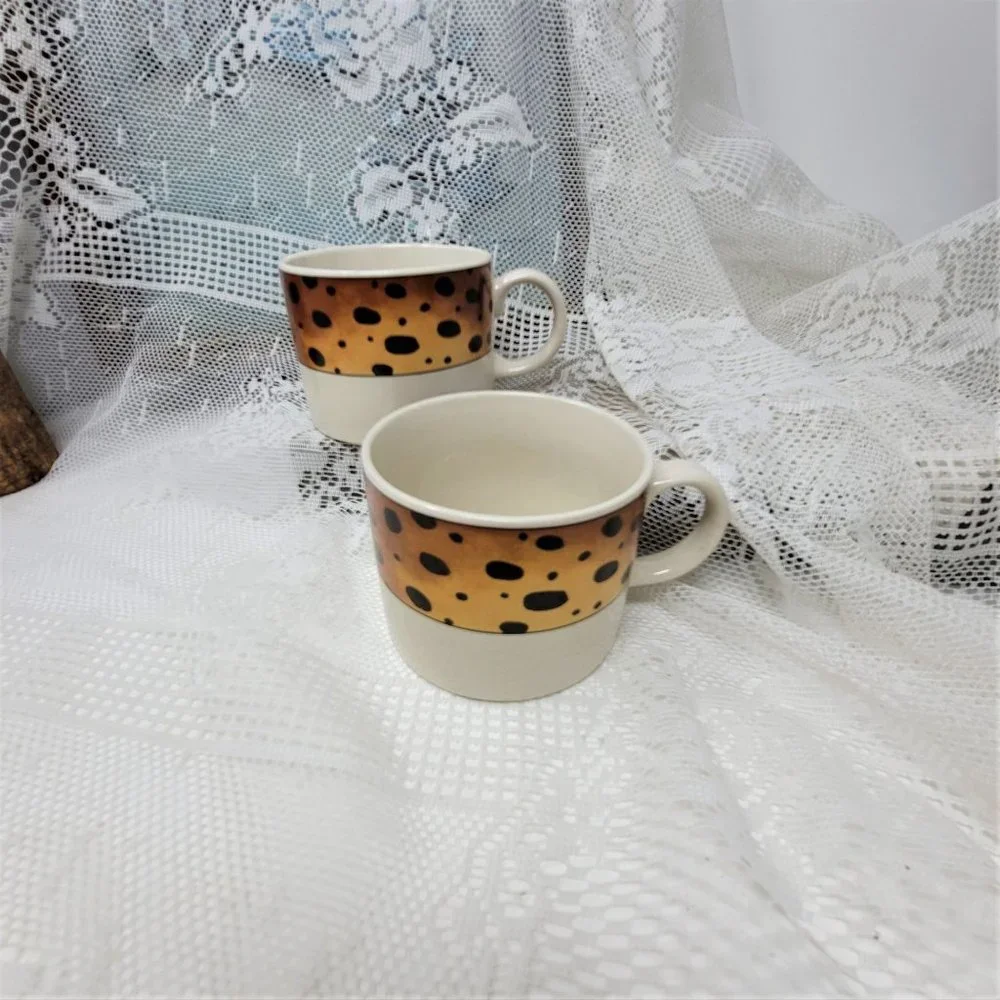 Majesticware by Sakura Stoneware Tribe 1997 Cups Two (2) - Picture 10 of 10